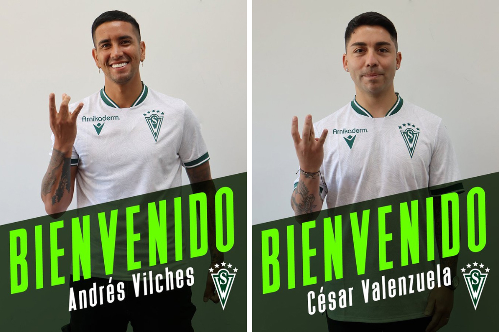 Santiago Wanderers se refuerza con Andrés Vilches y César Valenzuela