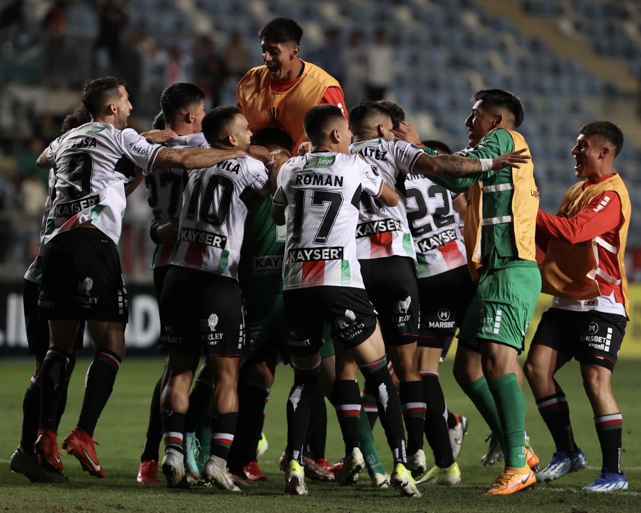 Palestino fue efectivo en penales frente a Nacional y avanza a la fase de grupos